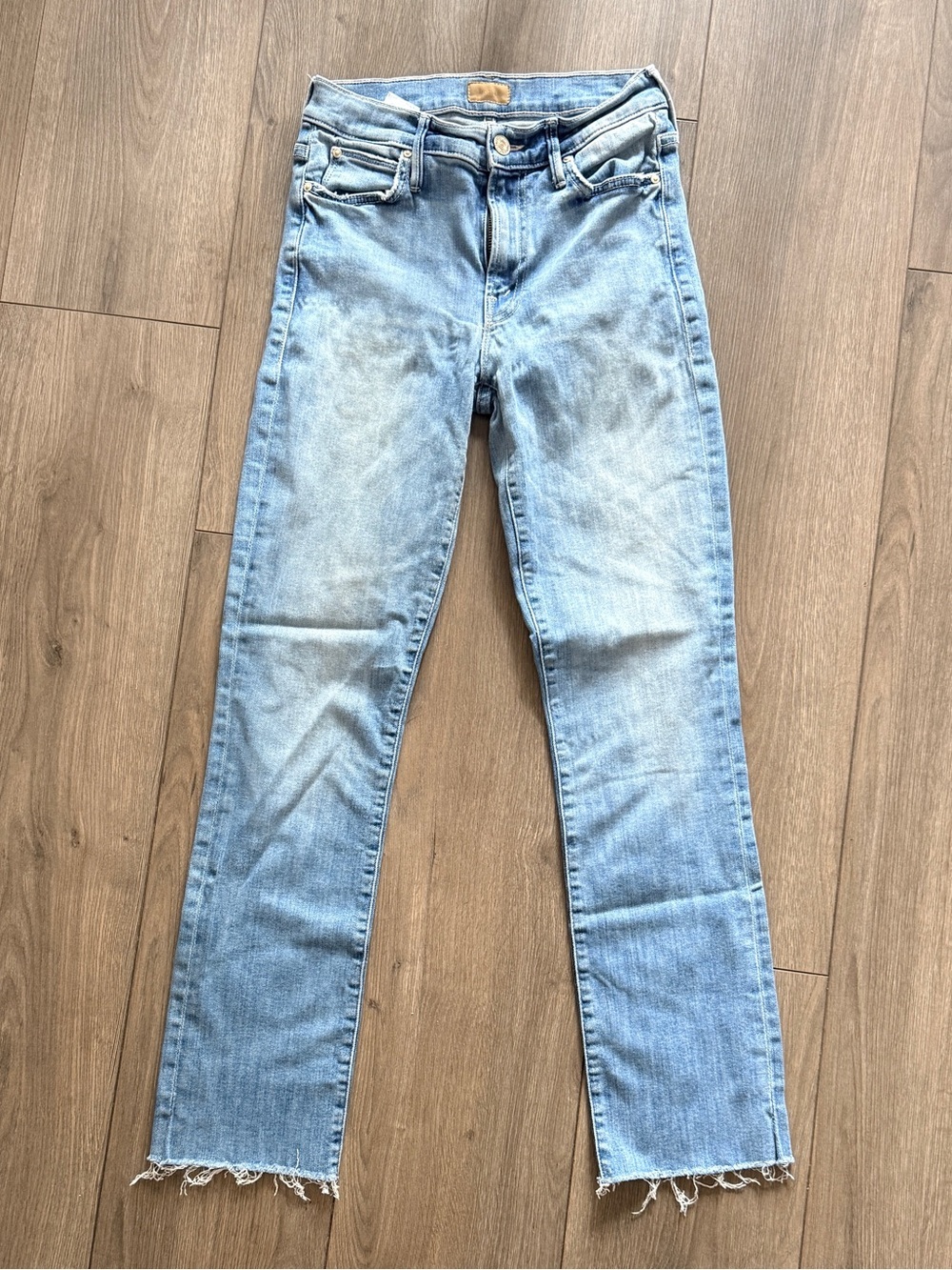 Mother The Rascal Ankle Snippet - Medium Wash Jeans - 25 - FLAW